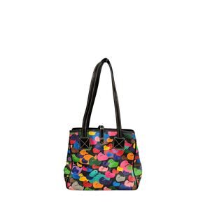 Dooney & Bourke Duck Print Leather Tote Bag – Multicolor